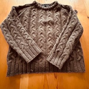 Peregrine (English made) Brown 100% Wool Sweater